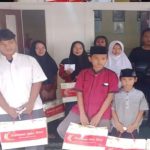 Wujud Syukur Berdirinya Tinta Merah Net, Pemred Reynaldi Santuni Anak Yatim