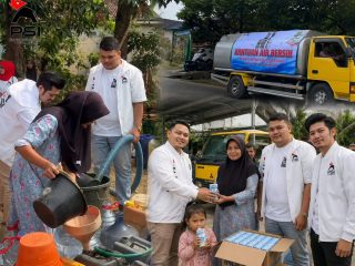 PSI Karawang Salurkan Air Bersih dan Susu Gratis untuk Warga Terdampak Kekeringan